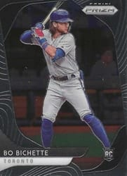 2020 Panini Prizm Base Set Bo Bichette #71 card