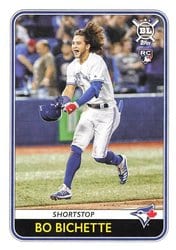 2020 Topps Big League Base Set Bo Bichette #108 card