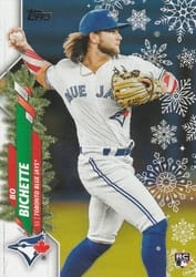 2020 Topps Holiday Base Set Bo Bichette #HW94c card