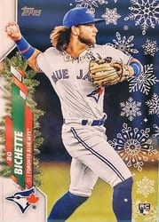 2020 Topps Holiday Base Set Bo Bichette #HW94d card