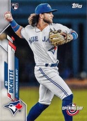 2020 Topps Opening Day Base Set Bo Bichette #173 card