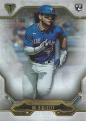2020 Topps Triple Threads Base Set Bo Bichette #92 card