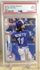 2020 Topps Update Bo Bichette SSP #U-1 card