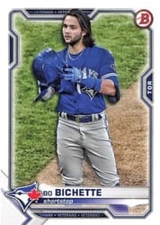 2021 Bowman Base Set Bo Bichette #7 card