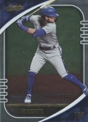 2021 Panini Absolute Base Set Bo Bichette #47 card