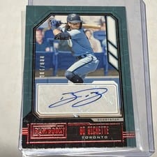 2021 Panini Chronicles Playbook Autographs Bo Bichette #PA-BO card