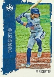 2021 Panini Diamond Kings Base Set Bo Bichette #77 card
