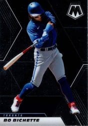 2021 Panini Mosaic Base Set Bo Bichette #160 card