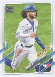 2021 Topps Base Set Bo Bichette #310 card