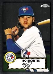 2021 Topps Chrome Platinum Anniversary Base Set Bo Bichette #199 card