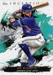2021 Topps Inception Base Set Bo Bichette #54 card