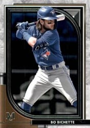 2021 Topps Museum Collection Base Set Bo Bichette #85 card