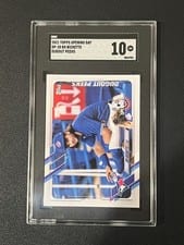 2021 Topps Opening Day Dugout Peeks Bo Bichette #DP-20 card