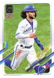 2021 Topps UK Edition Base Set Bo Bichette #148 card