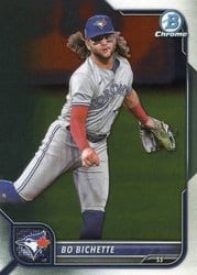 2022 Bowman Chrome Base Set Bo Bichette #81 card