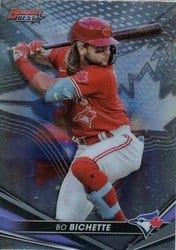 2022 Bowman's Best Base Set Bo Bichette #16 card