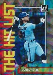 2022 Donruss The Hit List Bo Bichette #THL-5 card