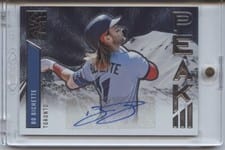 2022 Panini Capstone Peak Autographs Bo Bichette #PA-BB card