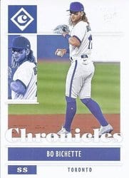 2022 Panini Chronicles Base Set Bo Bichette #33 card