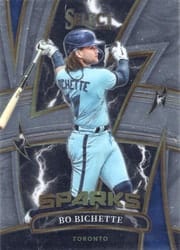 2022 Panini Select Sparks Bo Bichette #SP9 card