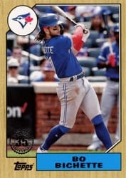 2022 Topps 1987 Topps Baseball (Series 1) Bo Bichette #T87-56 card