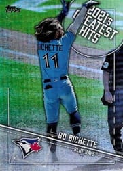2022 Topps 2021 Greatest Hits Bo Bichette #21GH-2 card