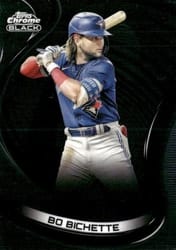 2022 Topps Chrome Black Base Set Bo Bichette #7 card