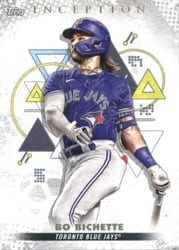 2022 Topps Inception Base Set Bo Bichette #51 card