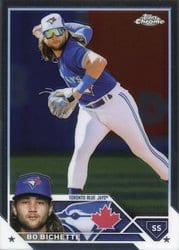2023 Topps Chrome Base Set Bo Bichette #11 card