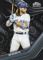 2023 Topps Chrome Black Base Set Bo Bichette #71 card