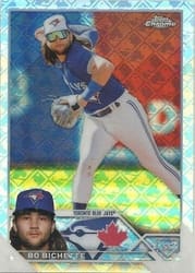 2023 Topps Chrome Logofractor Edition Base Set Bo Bichette #11 card