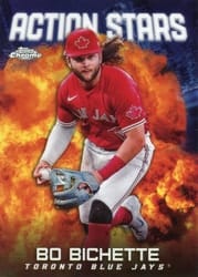 2023 Topps Chrome Update Action Stars Bo Bichette #ASC-26 card