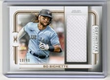 2023 Topps Definitive Collection Jumbo Relic Collection Bo Bichette #DJR-BO card
