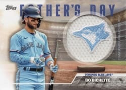 2023 Topps Father's Day Commemorative Team Patches Bo Bichette #FD-BB card