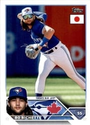 2023 Topps Japan Edition Base Set Bo Bichette #69 card