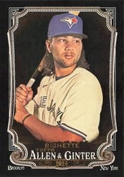 2024 Topps Allen & Ginter X Base Set Bo Bichette #9 card