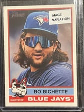 2025 Topps Heritage Bo Bichette Image Variation #43 card
