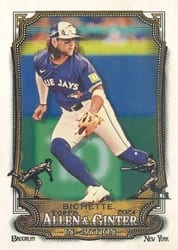 2024 Topps Allen & Ginter In Action Variations Bo Bichette (Toronto Blue Jays) #IA-40 card