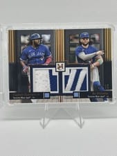 2024 Topps Museum Collection Dual Meaningful Material Relics Bo Bichette / Vladimir Guerrero Jr. #DMMR-GJB card