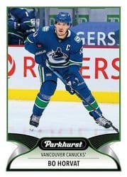 2021-22 Parkhurst Base Set Bo Horvat #52 card