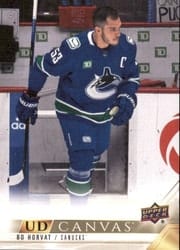 2022-23 Upper Deck UD Canvas Bo Horvat #C347 card
