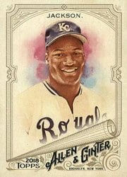 2018 Topps Allen & Ginter Base Set Bo Jackson #300 card