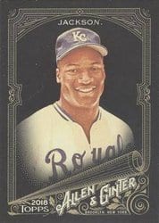 2018 Topps Allen & Ginter X Base Set Bo Jackson #300 card