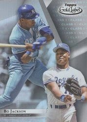 2018 Topps Gold Label Base Set Bo Jackson #51 card
