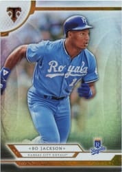 2018 Topps Triple Threads Base Set Bo Jackson #81 card