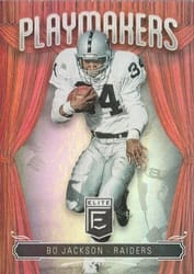 2019 Donruss Elite Playmakers Bo Jackson #PM-14 card