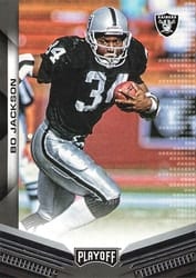 2019 Panini Playoff Base Set Bo Jackson #96 card
