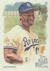 2019 Topps Allen & Ginter Base Set Bo Jackson #111 card
