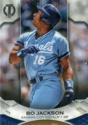 2019 Topps Tribute Base Set Bo Jackson #7 card