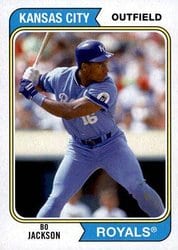 2020 Topps Archives Base Set Bo Jackson #144 card